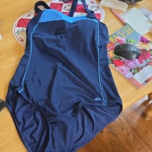 Swimsuits For All Navy Blue One Piece